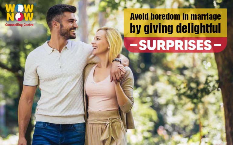Avoid Boredom In Marriage By Giving Delightful Surprises